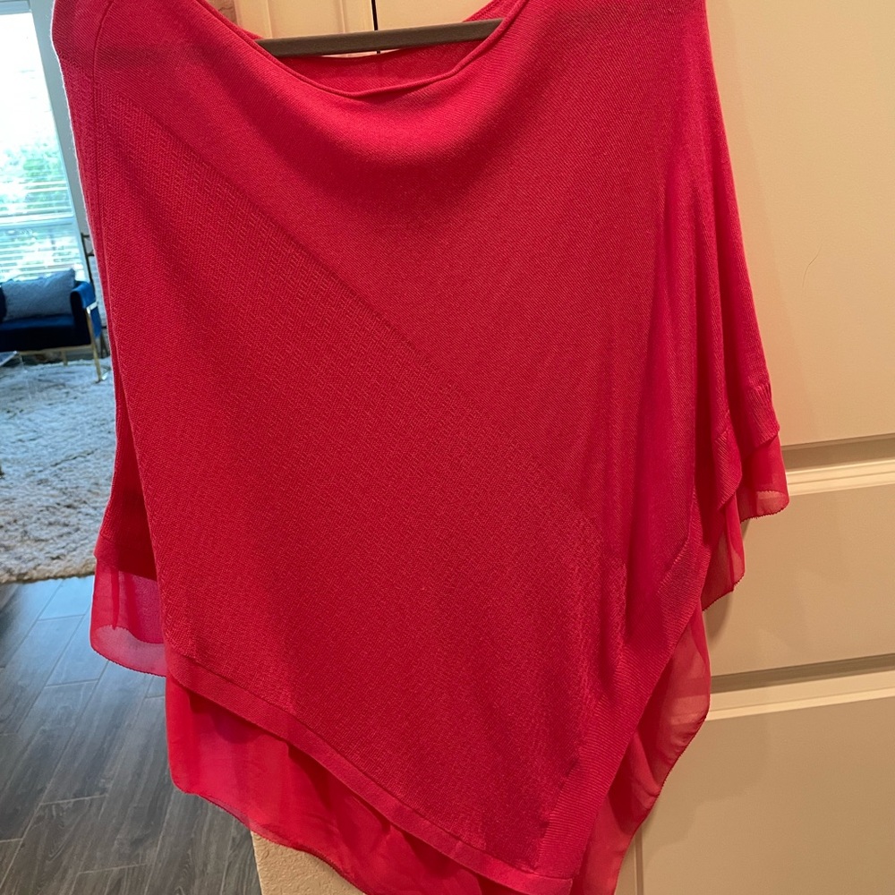 Peter Nygar beautiful pink poncho.  S/M
